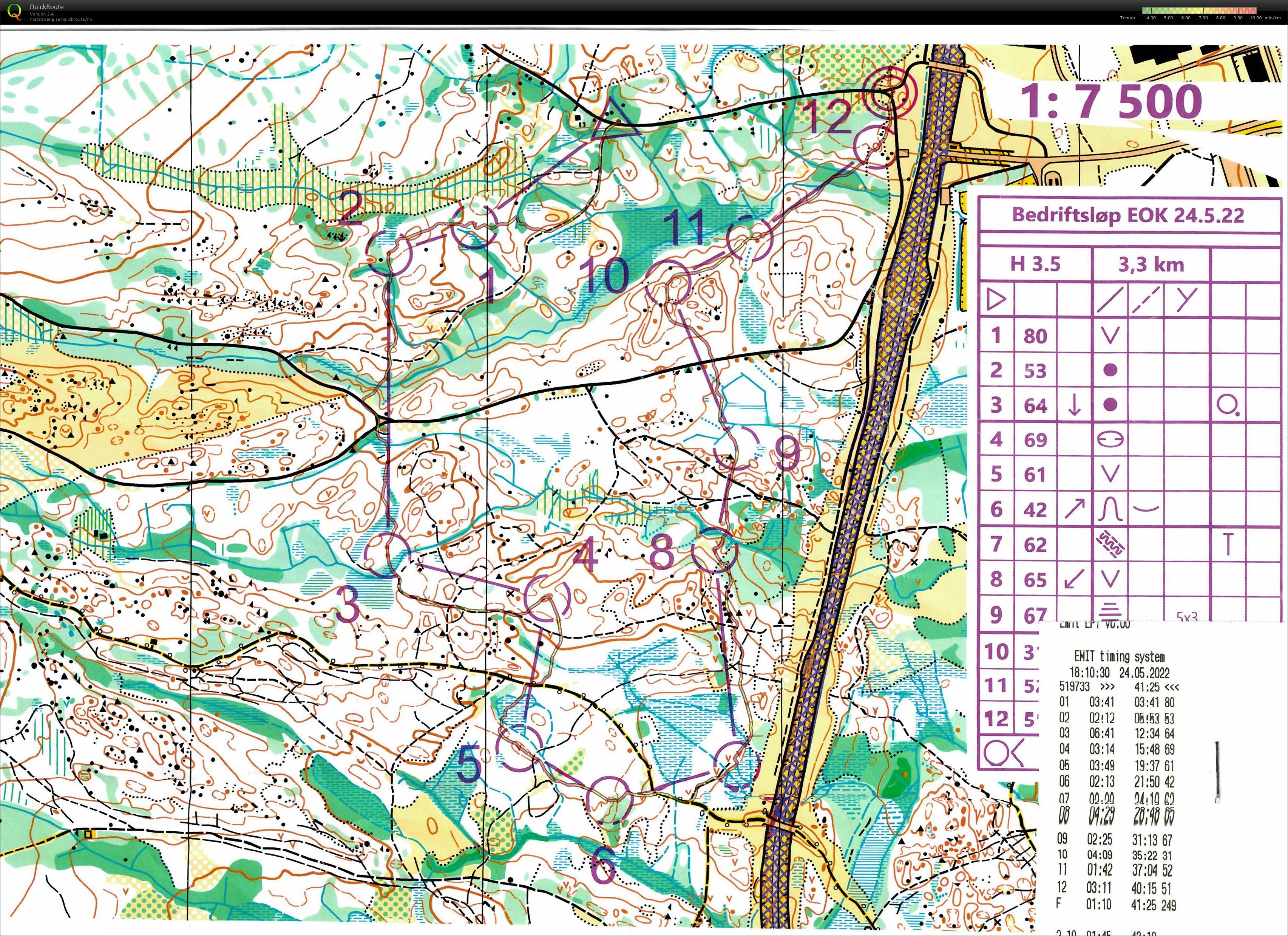 Bedrifts o-løp Elverum (2022-05-24)