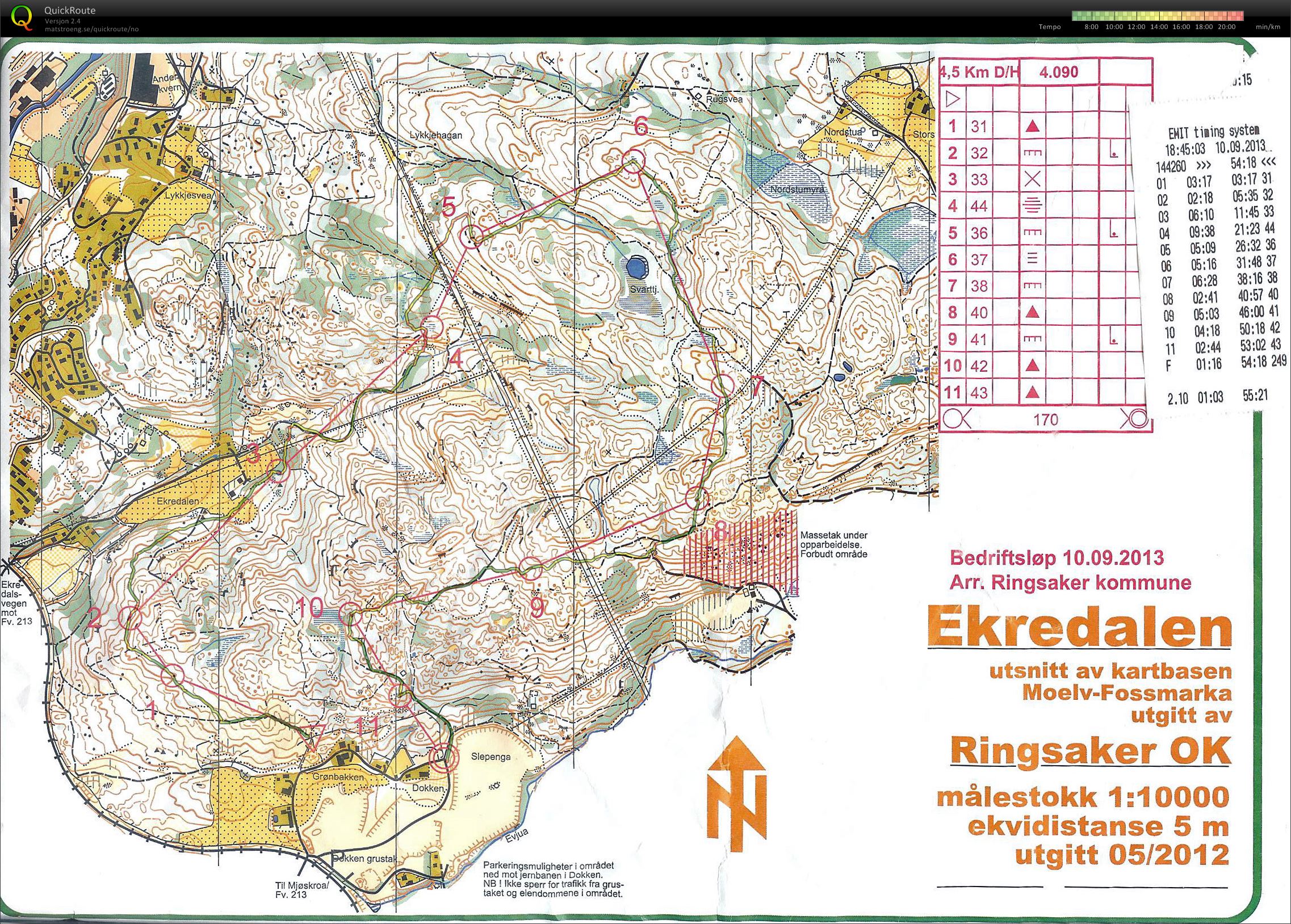 Bedrifts o-løp Moelven (10-09-2013)