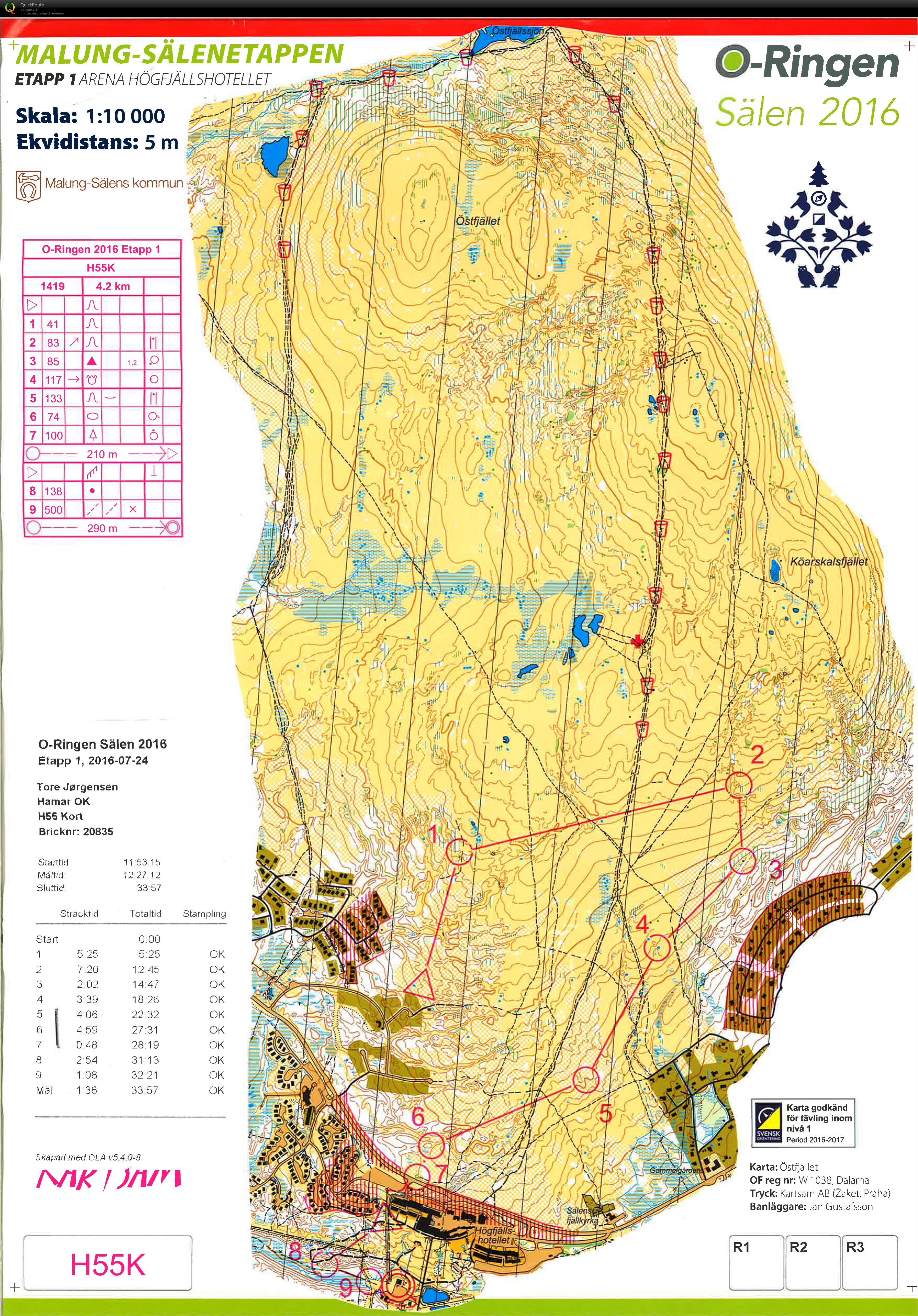 O-ringen 5 dagers etp 1 (2016-07-24)